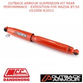 OUTBACK ARMOUR SUSPENSION KIT REAR - EXPEDITION FITS MAZDA BT-50 10/2006-9/2011